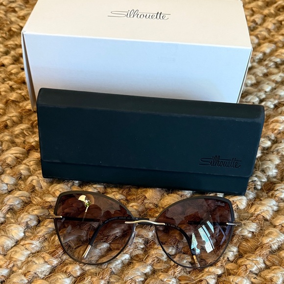 Perfect Silhouettes Classic Brown Gradient Sunglasses - Picture 1 of 5